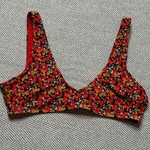 Liquid ⎮ Floral Bikini Top